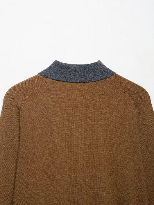 Polo Jacquard Diamante Otoño con Cuello Clásico - Image 15