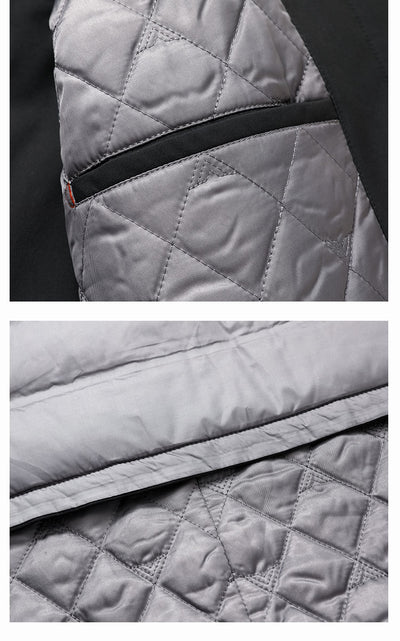 Chaqueta de Plumas de Pato Blanca para Hombre - Estilo Casual Ejecutivo - Image 15