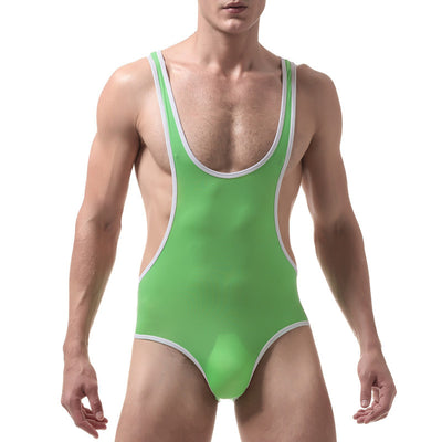 Traje de Lucha Ajustador de Seda Helada Ultra Delgado para Hombre - Image 11