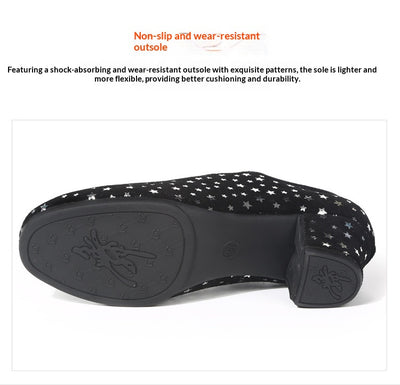 Zapatos de Danza Latina para Exterior con Diseño de Estrella y Suela de Goma - Image 18