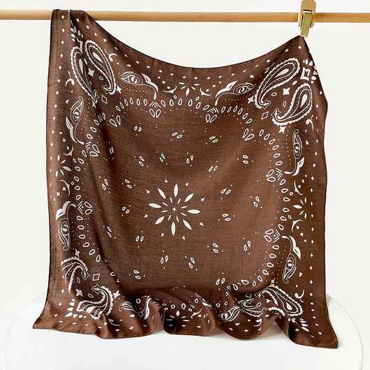 Pañuelo de Seda Estampado Cachemira Flor de Anacardo Lujo Premium - Image 20