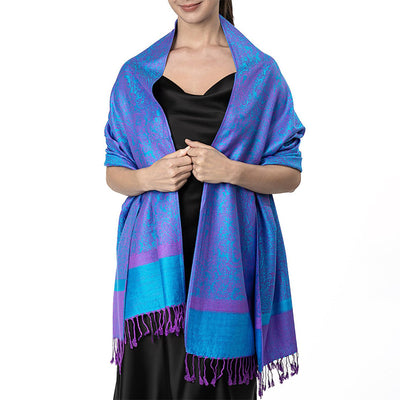 Elegante Chal Ligero de Lujo - Envolvente de Imitación Cashmere para Mujer - Image 38