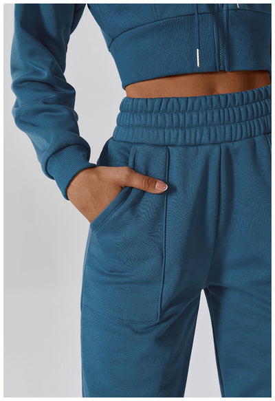 Pantalones Deportivos de Terciopelo Polar para Mujer - Corte Recto y Cómodo - Image 19