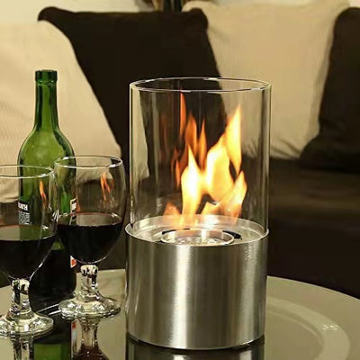 Brasero de Mesa Portátil con Combustible Seguro - Chimenea Decorativa Interior/Exterior - Image 11