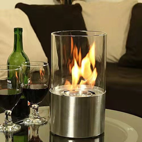 Brasero de Mesa Portátil con Combustible Seguro - Chimenea Decorativa Interior/Exterior - Image 11