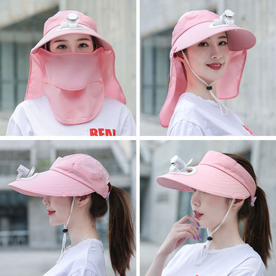 Sombrero para el Sol con Protección UV y Ventilador Integrado - Image 9