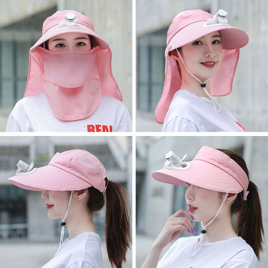 Sombrero para el Sol con Protección UV y Ventilador Integrado - Image 9