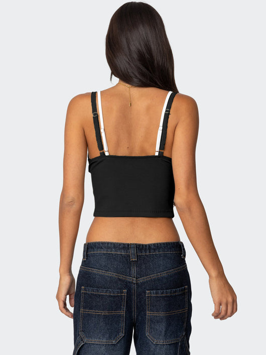 Chaleco Mujer Efecto Dos Piezas con Doble Tirante - Image 19
