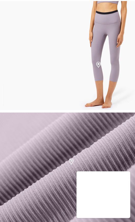 Pantalones Yoga Cintura Alta Ajustados con Detalles en Contraste - Image 21