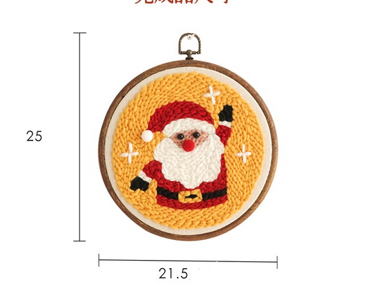 Kit de Bordado Navideño con Sello Ruso - Paquete DIY para Bordado a Mano - Image 7