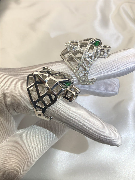 Anillo de Plata con Oro, Esmeraldas y Detalles en Verde - Image 7