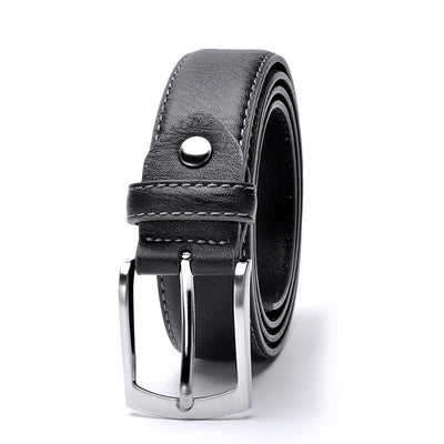 Cinturón de Cuero para Hombre con Hebilla de Pasador Estilo Casual - Image 3