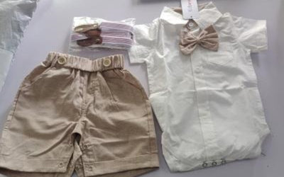 Traje Caballero para Bebé Niño - Enterizo con Tirantes Estilo Británico - Image 6