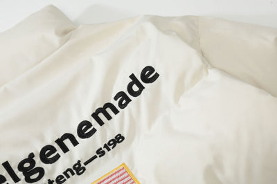 Chaqueta de Algodón con Bordado Americano Holgada para Mujer - Image 17