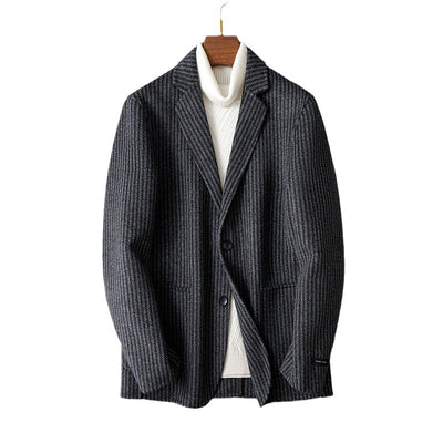 Blazer Reversible de Lana a Rayas para Hombre - Image 5