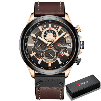 Reloj Multifuncional con Calendario y Correa Resistente al Agua para Hombre - Image 5