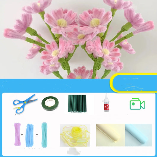 Kit DIY Ramo de Flores Hecho a Mano para Niñas - Día de la Mujer - Image 19