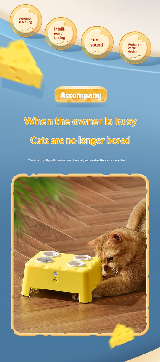 Casa Inteligente 3 en 1 para Gatos con Juguetes Interactivos - Image 10