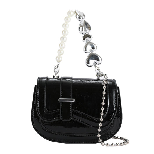 Bolso Tote Mini Saddle Perla Láser para Niña - Image 2