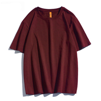 Camiseta Básica de Algodón Puro Manga Corta - Image 6