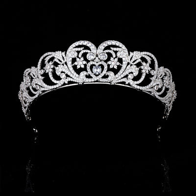 Juego de Joyas Nupcial Corona con Piedras Zircón - Accesorios para Boda - Image 4