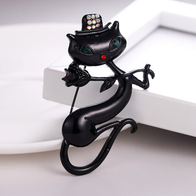 Broche Gato Negro de Lujo - Image 11
