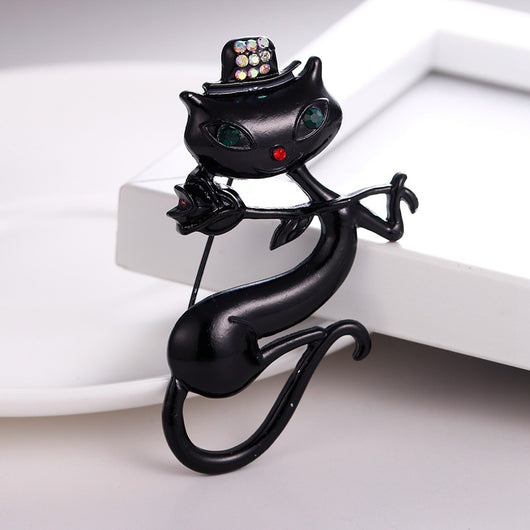 Broche Gato Negro de Lujo - Image 11