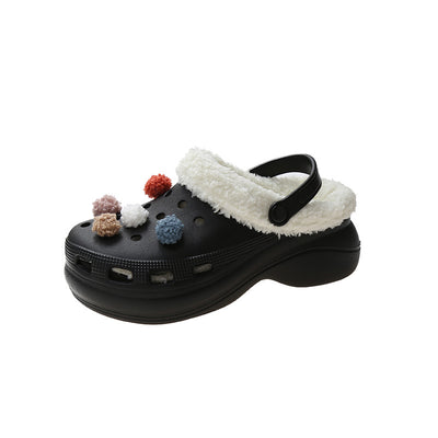 Pantuflas Invierno Mujer con Suela Gruesa y Velludo Desmontable - Image 6