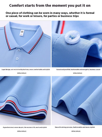 Polo Casual de Manga Corta con Solapa - Ideal para Actividades Grupales - Image 22