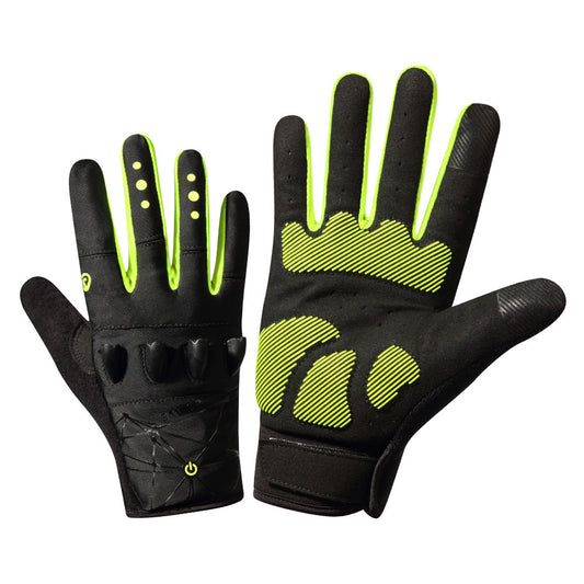 Guantes de Ciclismo con Pantalla Táctil y Linterna LED Integrada