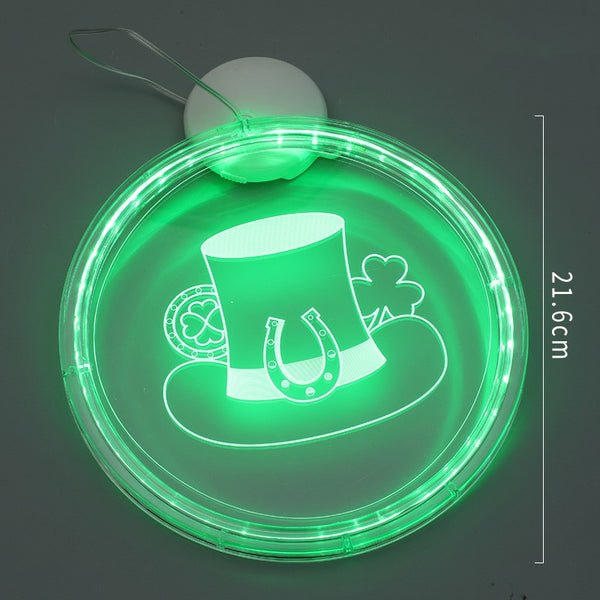 Lámpara LED 3D Decorativa Trébol Verde - Luz Multicolor para Fiestas - Image 6