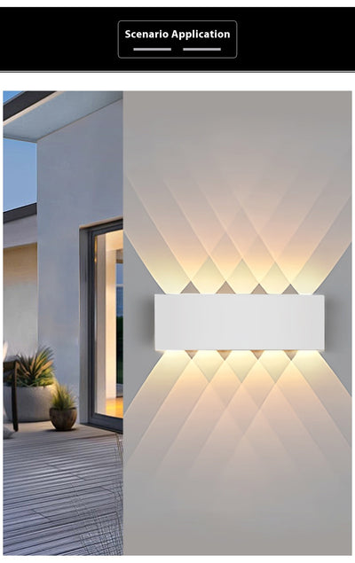 Lámpara de Pared LED Telescópica Blanca Resistente al Agua - Image 19