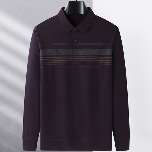 Camiseta Manga Larga con Cuello para Hombre Maduro - Image 6
