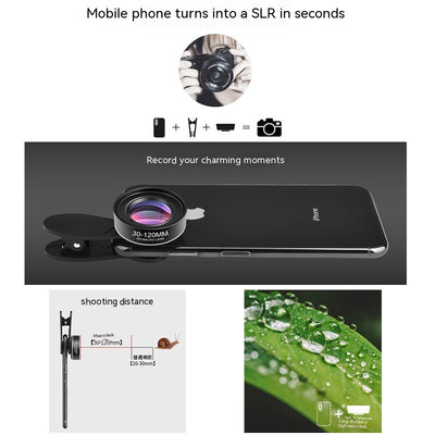 Lente Macro Teleobjetivo 30-120mm para Smartphone - Image 3