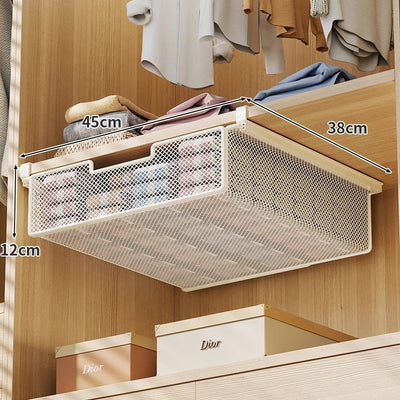 Organizador Colgante de Hierro Forjado con Cajones - Estantería Multicapa para Ropa - Image 9