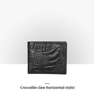 Cartera de Cuero Artesanal Grabada Retro para Hombre - Image 33