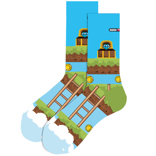 Calcetines Navideños Hombre Reno Algodón Premium Tubo - Image 2