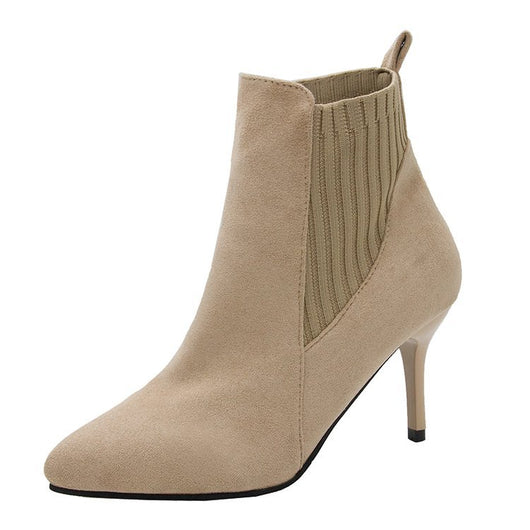 Botas Stiletto Puntiagudas con Caña Elástica para Mujer - Image 6
