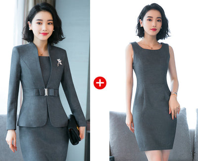 Traje Ejecutivo sin Cuello - Elegancia Minimalista para Profesionales - Image 13