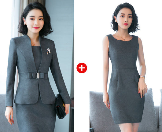 Traje Ejecutivo sin Cuello - Elegancia Minimalista para Profesionales - Image 13