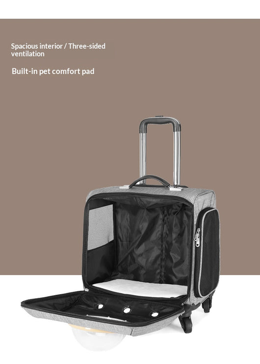 Transportín Portátil para Mascotas con Ruedas Giratorias - Image 9