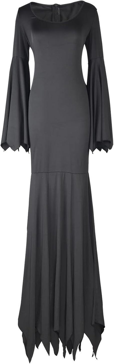 Vestido Gótico Retro con Mangas Murciélago para Mujer - Image 4