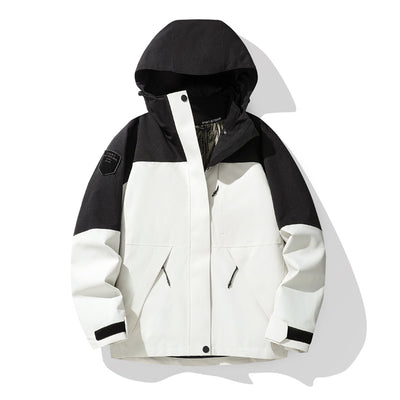 Abrigo Desmontable Impermeable Otoño-Invierno Unisex con Forro Adhesivo - Image 6