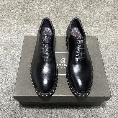 Zapatos de Cuero Charol para Hombre - Diseño Ejecutivo con Punta Remachada - Image 8