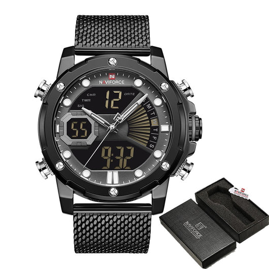 Reloj Deportivo Multifunción Dual Display Resistente al Agua para Hombre - Image 11