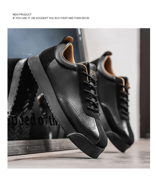 Zapatos de Cuero Negros Casuales para Trabajo - Image 18