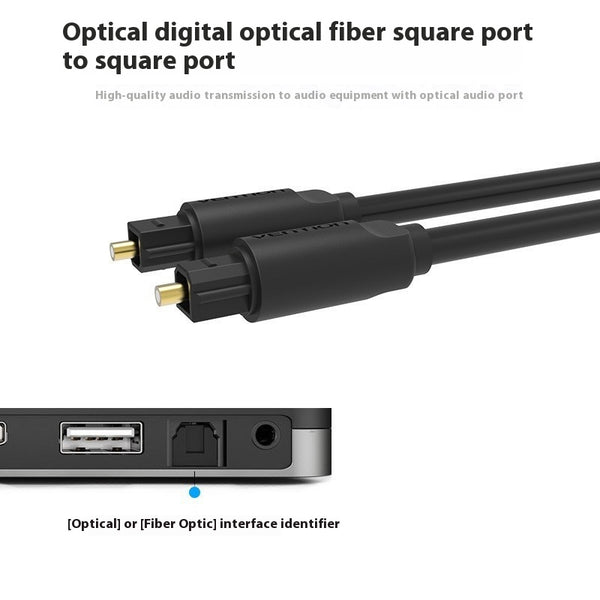 Cable de Audio Óptico Digital de Alta Fidelidad