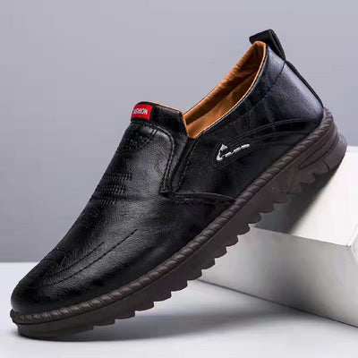 Zapatos de Cuero para Hombre Primavera Cómodos sin Cordones - Image 7