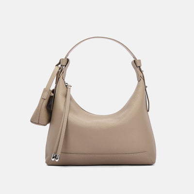 Bolsa de Cuero Genuino Minimalista - Diseño Contemporáneo Primera Capa