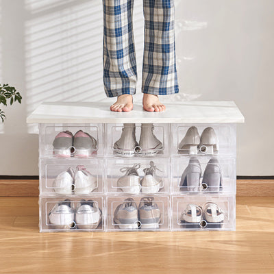 Caja Organizadora Transparente Plegable para Zapatos - Image 4